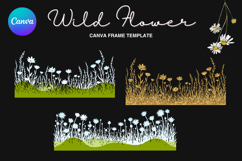 Wild Flower Canva Frame Bouquet Flower Add Photo_78 Product Image 1