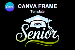Senior 2026 Canva Frame Varsity Sport Graduation Add Photo_8 Product Image 1