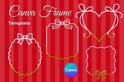 Decorative Canva Frame Photo Frame Ornaments Rectangle Frame Product Image 1