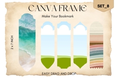 Bookmark Canva Frame Template Fill Your Own Editable Photo_8 Product Image 1