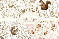 Flower Pattern Background Wallpaper Digital Paper_8 Product Image 1