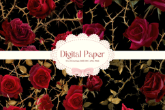 Flower Pattern Background Wallpaper Digital Paper Wrap_8 Product Image 1