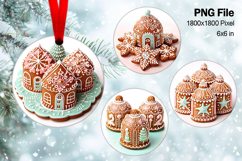Christmas Ornament Ginger Cookies Tree Decorate Design_80 Product Image 1