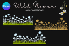 Wild Flower Canva Frame Bouquet Flower Add Photo_80 Product Image 1