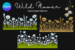 Wild Flower Canva Frame Bouquet Flower Add Photo_81 Product Image 1
