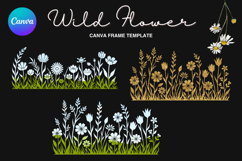 Wild Flower Canva Frame Bouquet Flower Add Photo_82 Product Image 1