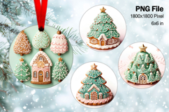 Christmas Ornament Ginger Cookies Tree Decorate Design_82 Product Image 1