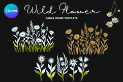 Wild Flower Canva Frame Bouquet Flower Add Photo_83 Product Image 1