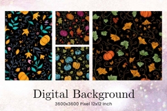 Halloween Pattern Background Scare Horror Ghost Wallpaper_84 Product Image 1