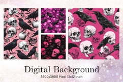 Halloween Pattern Background Scare Horror Ghost Wallpaper_85 Product Image 1