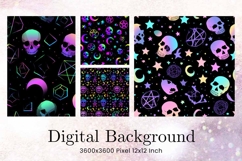 Halloween Pattern Background Scare Horror Ghost Wallpaper_86 Product Image 1