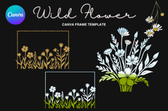 Wild Flower Canva Frame Bouquet Flower Add Photo_87 Product Image 1