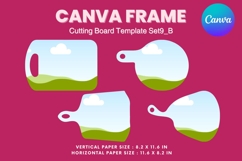 Kitchen Cutting Board Canva Frame Board for Serving Dishes_9 Product Image 2