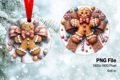 Christmas Ornament Gingerbread House Tree Decorate Design_9 Product Image 1