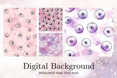 Halloween Pattern Background Scare Horror Ghost Wallpaper_9 Product Image 1
