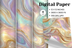 Gold Agate Marble Texture Background Wallpaper Backdrop Product Image 1