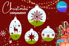 Christmas Ornament Canva Frame Christmas Tree Decorate Photo Product Image 1