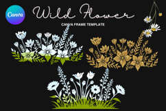 Wild Flower Canva Frame Bouquet Flower Add Photo_90 Product Image 1