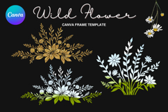 Wild Flower Canva Frame Bouquet Flower Add Photo_92 Product Image 1