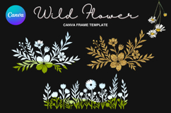 Wild Flower Canva Frame Bouquet Flower Add Photo_93 Product Image 1