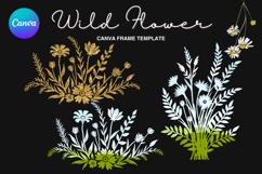 Wild Flower Canva Frame Bouquet Flower Add Photo_96 Product Image 1