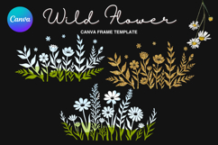 Wild Flower Canva Frame Bouquet Flower Add Photo_97 Product Image 1