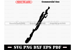 Setting Lake MB CA Map SVG PNG DXF EPS PDF Product Image 1
