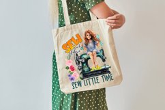 Sew much fabric sew little time Sublimation PNG Product Image 3