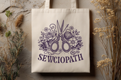 Sewciopath SVG | Funny Sewing Quote | Seamstress Cricut Art Product Image 3