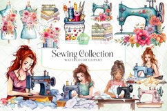 Sewing Collection Watercolor Sublimation Bundle Product Image 1
