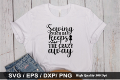Sewing Quotes SVG Bundle - Sewing T-shirt Design Product Image 3