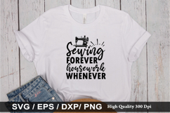 Sewing Quotes SVG Bundle - Sewing T-shirt Design Product Image 4