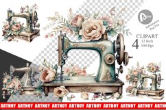 Sewing Machine Clipart Product Image 1