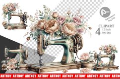 Sewing Machine Clipart Product Image 1