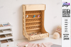 Sewing Thread Organizer Laser Cut Bundle | Storage Rack |CNC Product Image 7