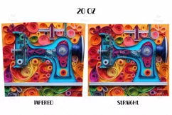 Sewing Tumbler Wrap, 20 oz tumbler wrap, SewingSew png, Crafting Tumbler Wrap