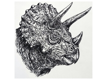 Triceratops Face Outline Product Image 3