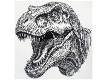 Tyrannosaurus Rex Face Outline Product Image 3