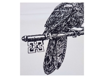 Raven with Ornate Key Embroidery Product Image 4