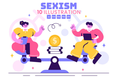 10 Sexism Awareness Illustration Product Image 1