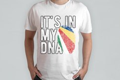 It's in my DNA Seychelles Flag Fingerprint PNG Sublimation Product Image 2