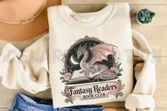 Fantasy Readers Book Club Sublimation PNG Product Image 4