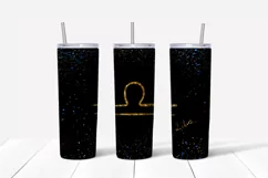 Zodiac sign libra tumbler,20 oz skinny tumbler sublimation Product Image 2