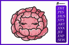 Peony Flower Embroidery Designs For Machine Product Image 1