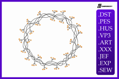 Vine Wreath Embroidery Designs For Machine Product Image 1