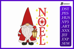 &quot;Noel&quot; Christmas Gnome Embroidery Designs Product Image 1