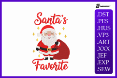 "Santa's Favorite" Christmas Embroidery Designs Product Image 1