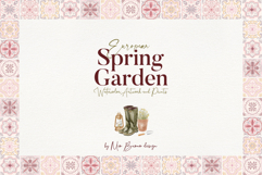 European Spring Garden Watercolor Product Image 13