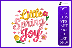 "Little Spring Joy" Machine Embroidery Designs Product Image 1