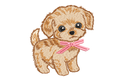 Sweet Little Puppy Embroidery Designs For Machine Product Image 1